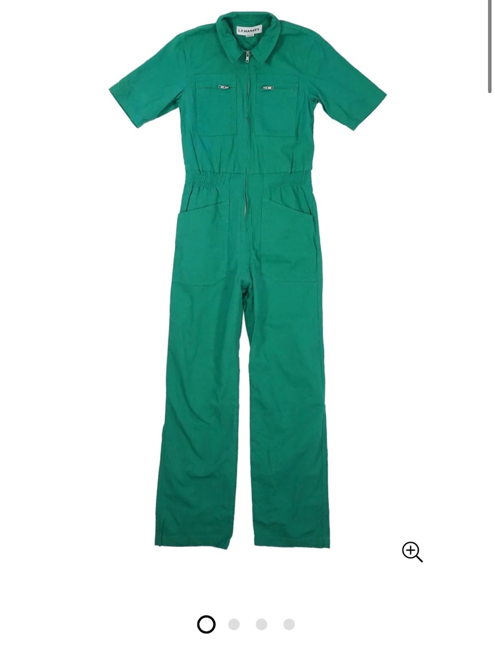 LF Markey Green Shortsleeve Boiler suit jumpsuit